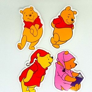 Pooh bear stickers bundle